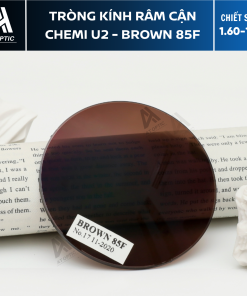 Tròng Kính Râm Cận Chemi U2 - Brown 85F