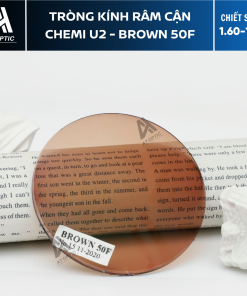 Tròng Kính Râm Cận Chemi U2 - Brown 50G