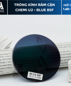 Tròng Kính Râm Cận Chemi U2 - Blue 85F