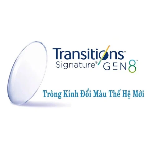 Tròng Kính Đổi Màu Essilor Transitions Signature Gen 8 Màu Ngọc Lục Bảo