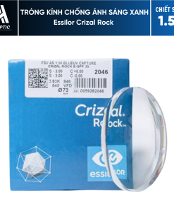 Tròng Kính Chống Ánh Sáng Xanh Essilor Crizal Rock - Chiết Suất 1.56