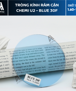 Tròng Kính Râm Cận Chemi U2 - Blue 30F