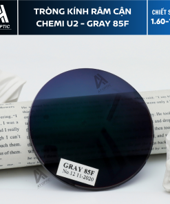 Tròng Kính Râm Cận Chemi U2 - Gray 85F