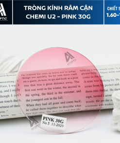 Tròng Kính Râm Cận Chemi U2 - Pink 30G