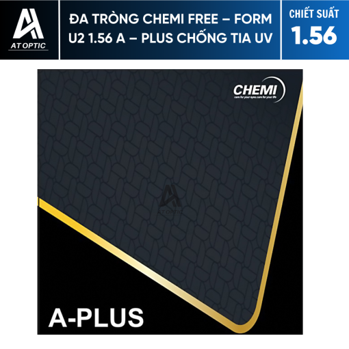 Đa tròng CHEMI FREE – FORM U2 1.56 A – PLUS chống tia UV