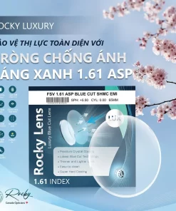 Tròng kính ROCKY 1.61 ASP BLUECUT LUXURY SHMC