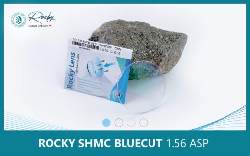 Tròng kính ROCKY 1.56 ASP BLUECUT SHMC chống ánh sáng xanh