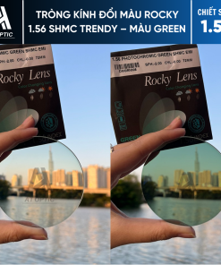 Tròng kính Đổi Màu ROCKY 1.56 SHMC TRENDY - Màu Green