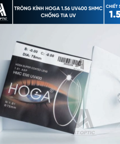 Tròng kính HOGA 1.56 UV400 SHMC chống tia UV