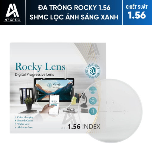 Đa tròng ROCKY 1.56 SHMC CHỐNG ÁNH SÁNG XANH