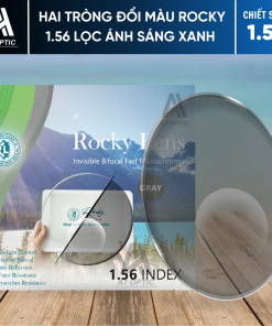 Hai tròng Đổi màu ROCKY 1.56 LỌC ÁNH SÁNG XANH