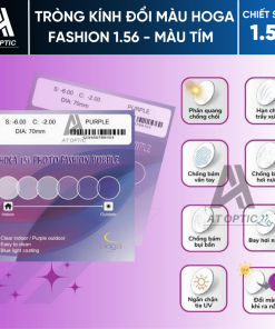 Tròng kính Đổi màu HOGA FASHION 1.56 – Màu Tím