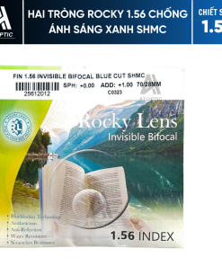 Hai tròng ROCKY 1.56 CHỐNG ÁNH SÁNG XANH SHMC