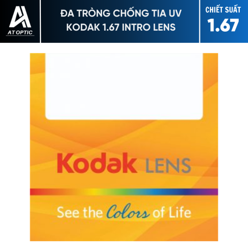 Đa tròng Chống tia UV KODAK 1.67 INTRO LENS