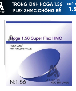 Tròng kính HOGA 1.56 FLEX SHMC Chống bể