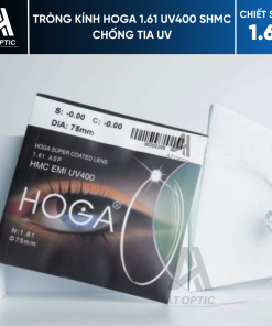 Tròng kính HOGA 1.61 UV400 SHMC chống tia UV