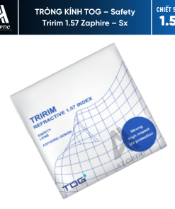 Tròng kính TOG - Safety Tririm 1.57 Zaphire - Sx