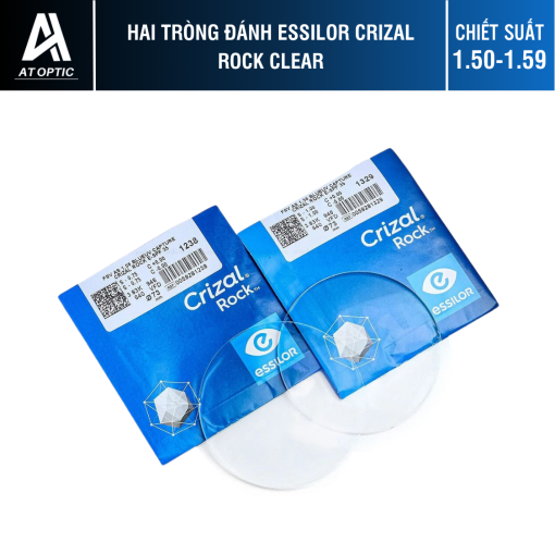 Hai Tròng Đánh Essilor Crizal Rock Clear