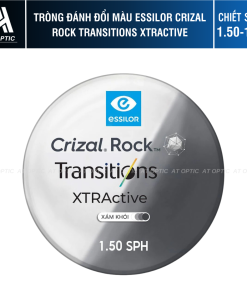 Tròng đánh Đổi màu Essilor Crizal Rock Transitions Xtractive