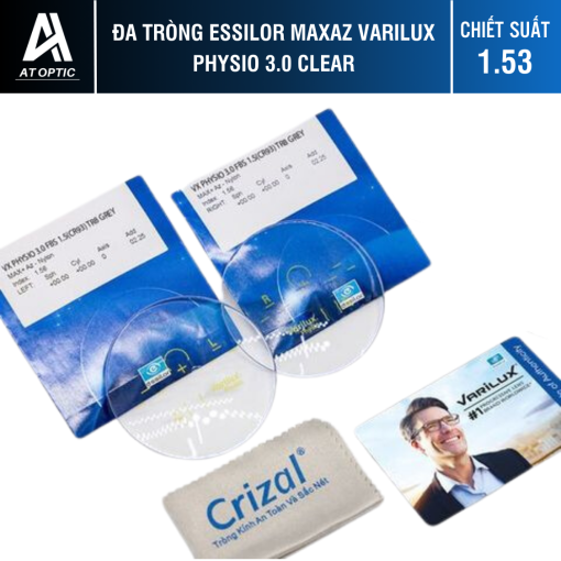 Đa tròng Essilor MaxAz Varilux Physio 3.0 Clear