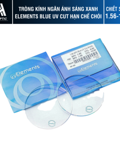 Tròng kính Ngăn ánh sáng xanh Elements Blue UV Cut Hạn chế chói