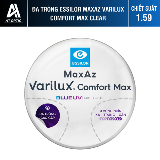 Đa tròng Essilor MaxAz Varilux Comfort Max Clear