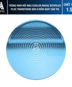 Tròng kính Đổi màu Essilor MaxAz Myopilux Plus Transitions Gen 8 Kiểm soát cận thị