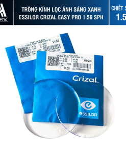 Tròng kính Lọc ánh sáng xanh Essilor Crizal Easy Pro 1.56 SPH