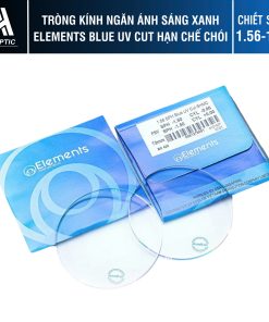 Tròng kính Ngăn ánh sáng xanh Elements Blue UV Cut Hạn chế chói