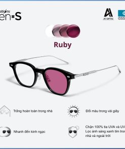 Tròng Đổi Màu Essilor Transitions Signature Gen S Hồng Ngọc Ruby