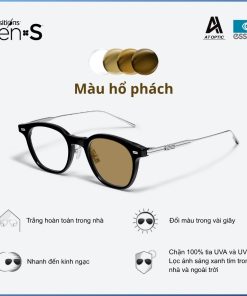 Tròng Đổi Màu Essilor Transitions Signature Gen S Hổ Phách Amber