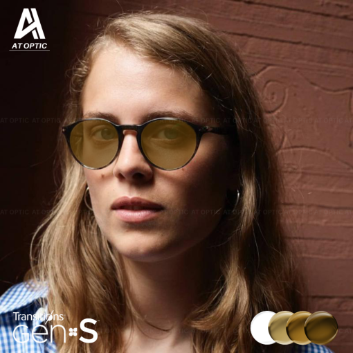 Tròng Đổi Màu Essilor Transitions Signature Gen S Hổ Phách Amber