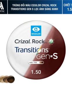 Tròng Đổi Màu Essilor Transitions Signature Gen S Nâu Trà Brown