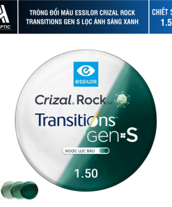 Tròng Đổi Màu Essilor Transitions Signature Gen S Ngọc Lục Bảo Emerald