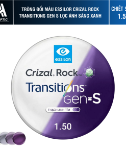 Tròng Đổi Màu Essilor Transitions Signature Gen S Thạch Anh Tím Ambethyst