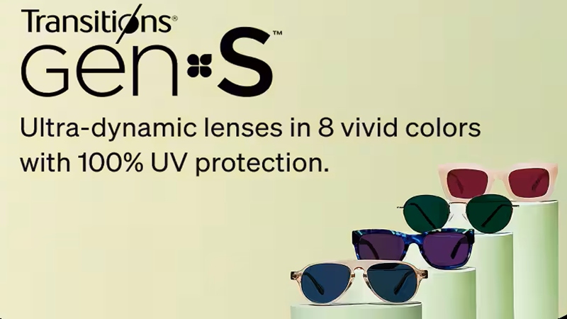 Khả năng chống tia UV tuyệt đối được trang bị ở tròng Essilor Transitions Gen S