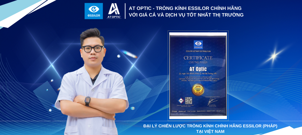tròng kính essilor chính hãng